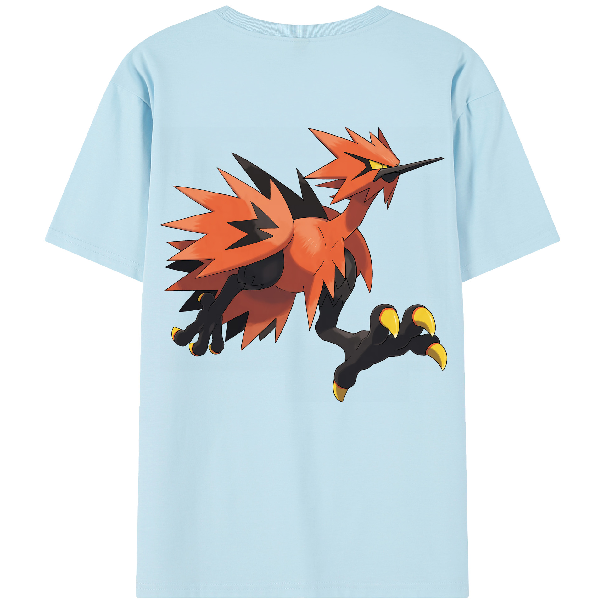 （画像用） ポケットモンスター Pokémon 綿100％半袖Tシャツ（背面プリント）